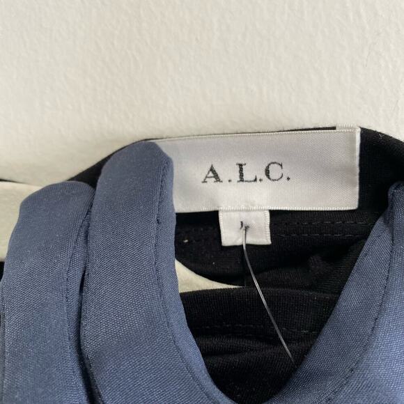 NWT A.L.C Katherine Velvet Midi Dress Size L - Picture 12 of 15